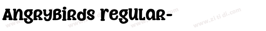 AngryBirds Regular字体转换